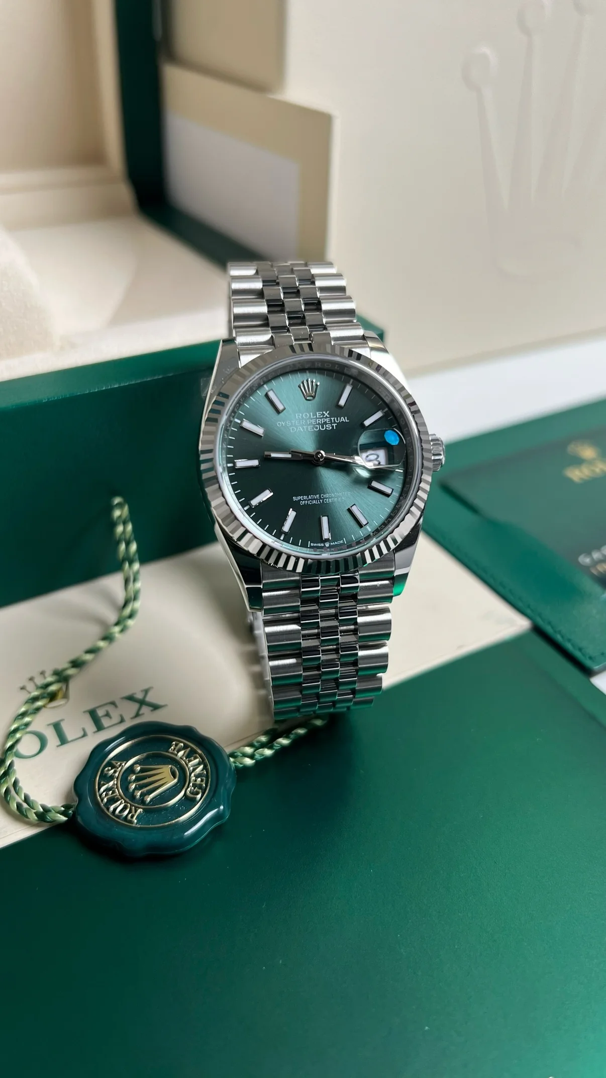 Rolex Datejust-vert-jubilee