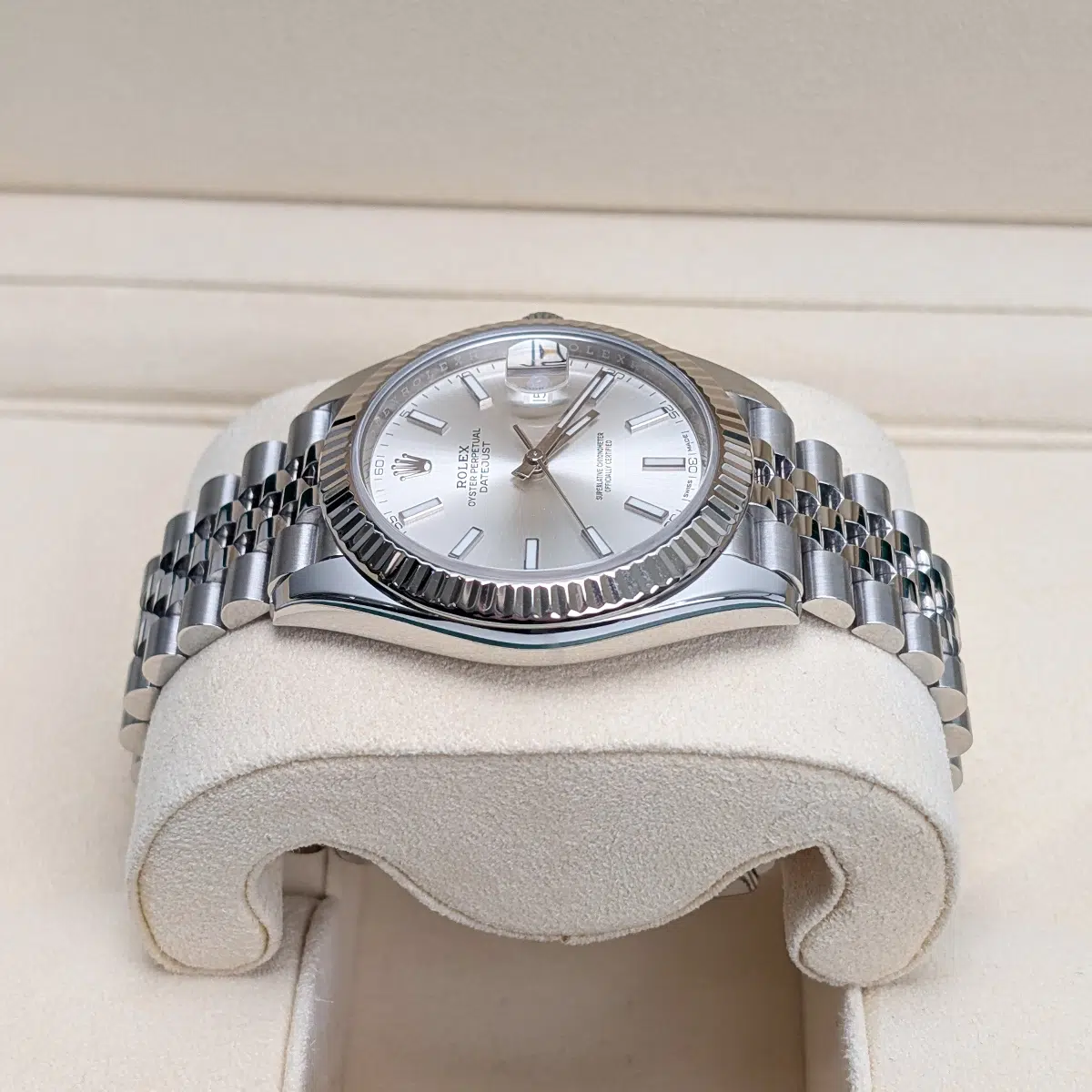 Rolex Datejust Silver Index Jubilee