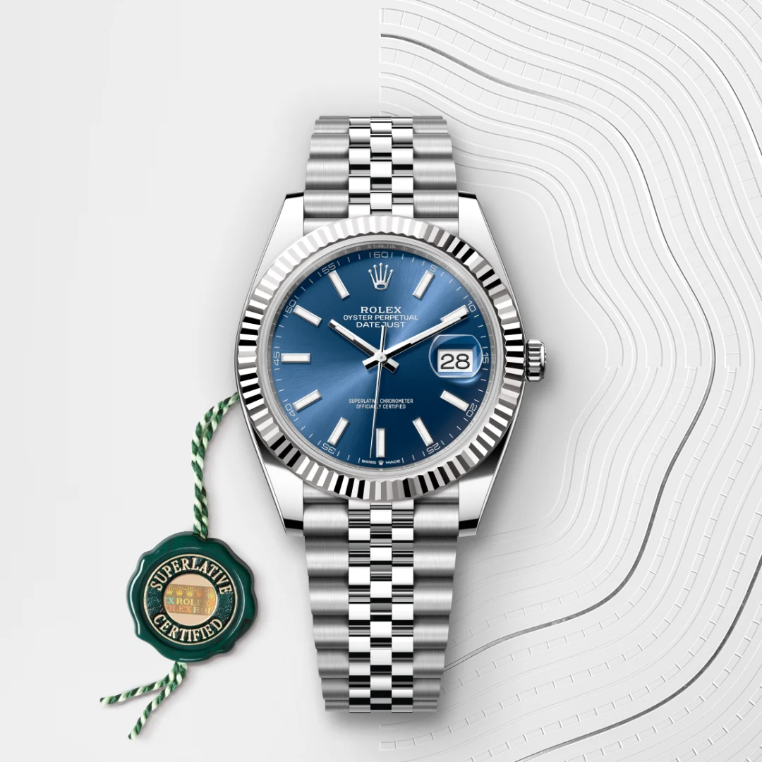 Rolex Datejust Bleu Vif Jubilee