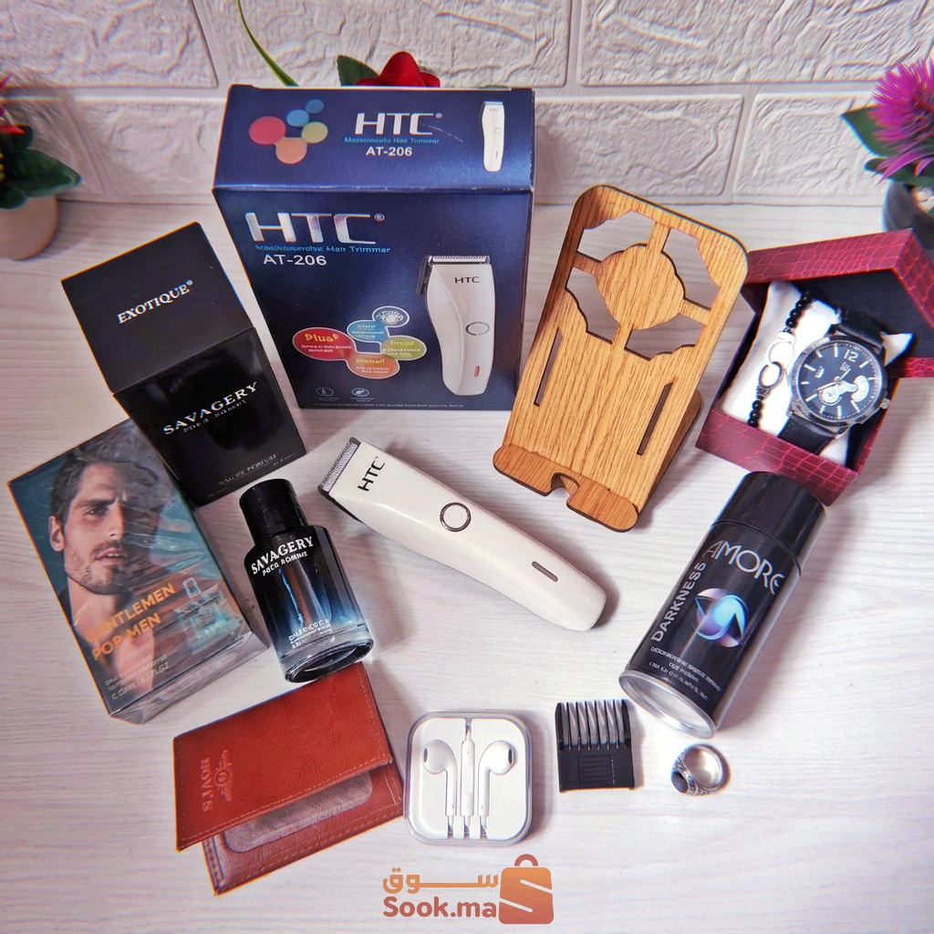 🎁 باك رجالي متكامل فاخر – كل ما تحتاجه للأناقة والعناية في مكان واحد ✨