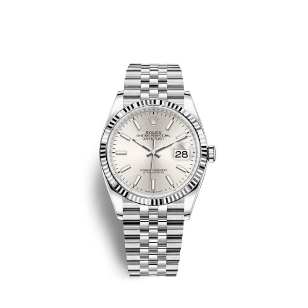 Rolex Datejust Silver Index Jubilee